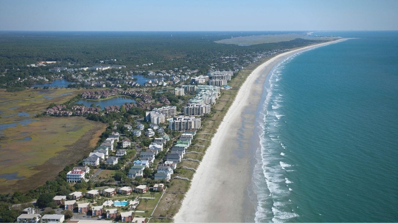 Drone of Litchfield Beach