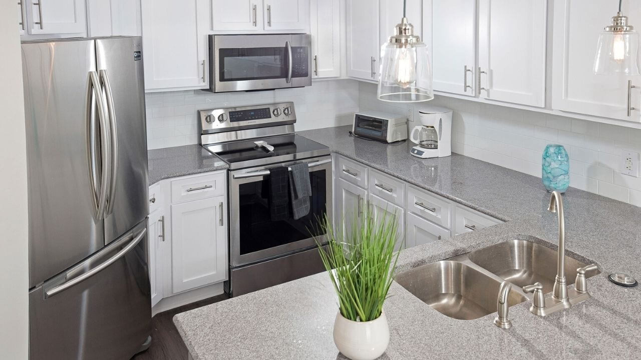 Modern kitchen with appliances