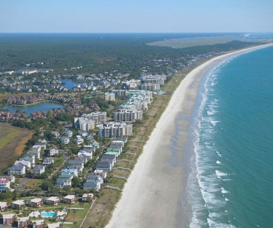 Drone of Litchfield Beach