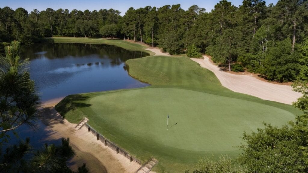 Done of Hole 16at True Blue Golf Course