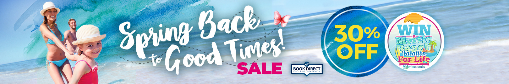 Spring Back to Good Times - 30% Off