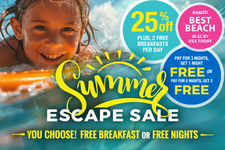 Summer Escape Sale - You Choose! FREE Breakfast OR FREE Night(s)