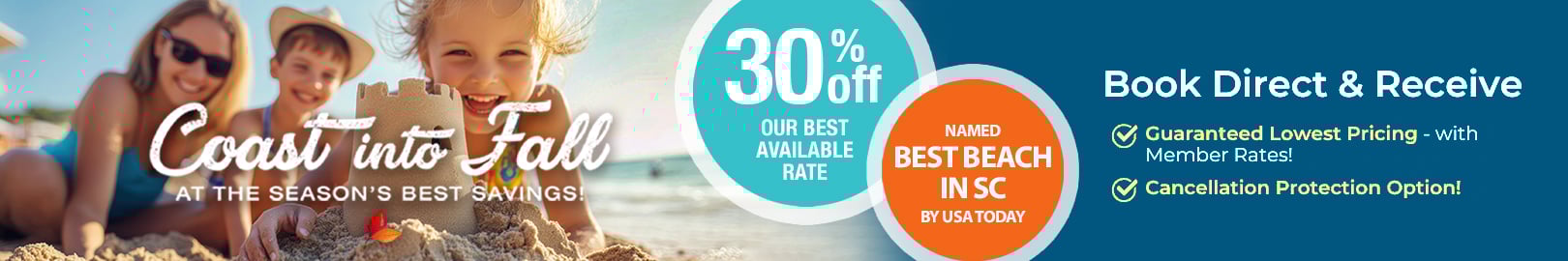 Coast into Fall Sale - Save 30%