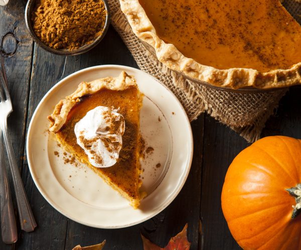 Homemade Pumpkin Pie for Thanksgiving Ready to Eat