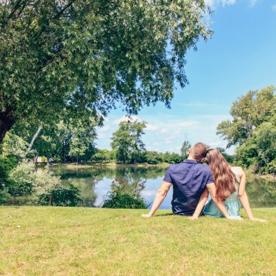 couple at the park